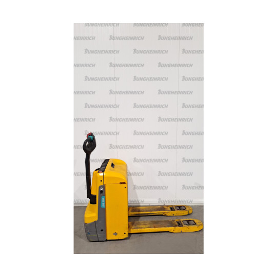 Transpalet electric Jungheinrich, EJE 116 plumb-acid, capacitate 1600 kg