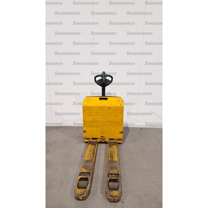 Electric Pedestrian Pallet Truck EJE 114 lead-acid, load capacity 1400 kg