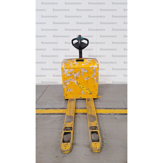 Transpalet electric pietonal Jungheinrich EJE 114 li-ion, capacitate de încărcare 1400 kg