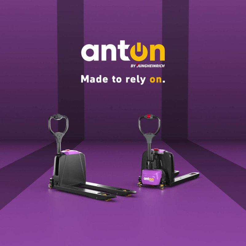 Transpalet electric pietonal  - SW | PTL 1.5 | 560 x 1150mm | AntOn by Jungheinrich