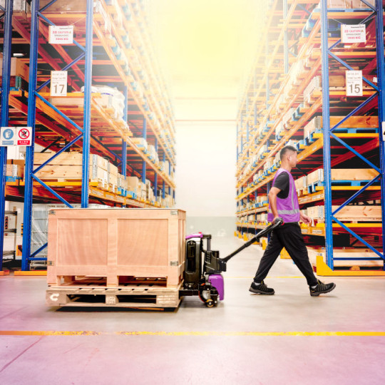 Transpalet electric pietonal  - SW | PTL 1.5 | 560 x 1150mm | AntOn by Jungheinrich