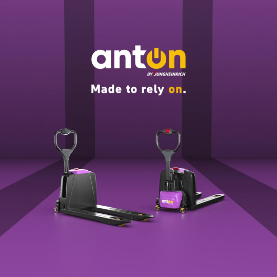 Transpalet electric pietonal - SW | PTL 1.5 | 685 x 1150 mm | AntOn by Jungheinrich