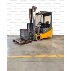 Electric counterbalance forklift Jungheinrich EFG 218k, capacity 1800 kg, lift height 5000 mm
