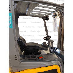 Electrostivuitor Jungheinrich EFG 218k, capacitate 1800 kg, înălțime de ridicare 5000 mm