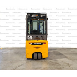 Electrostivuitor Jungheinrich EFG 213, capacitate 1300 kg, înălțime de ridicare 5500 mm