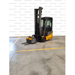 REFURBISHED Electric counterbalance forklift Jungheinrich EFG 215, capacity 1500 kg, lift height 6000 mm