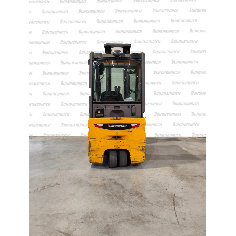 Electric counterbalance forklift Jungheinrich EFG 215, capacity 1500 kg, lift height 6000 mm