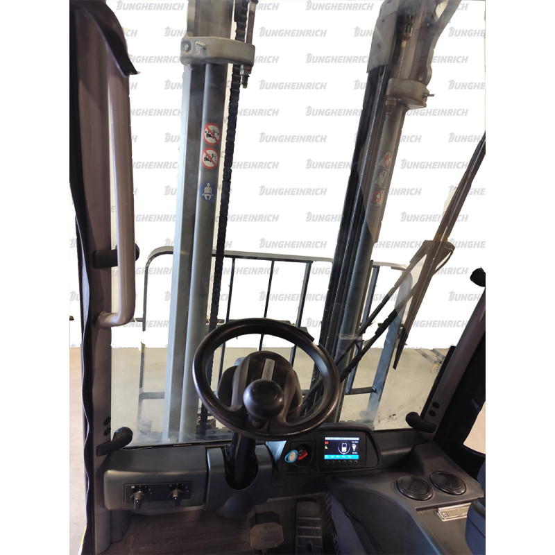 Electrostivuitor Jungheinrich EFG 216k, capacitate 1600 kg, înălțime de ridicare 3300 mm