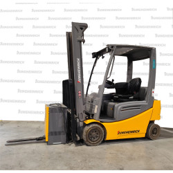 Electrostivuitor Jungheinrich EFG 316k, capacitate 1600 kg, înălțime de ridicare 3700 mm