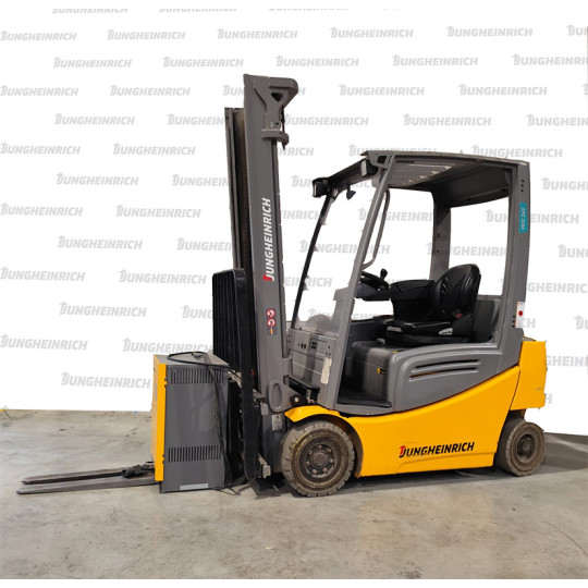 Electric counterbalance forklift Jungheinrich EFG 316k, capacity 1600 kg, lift height 3700 mm