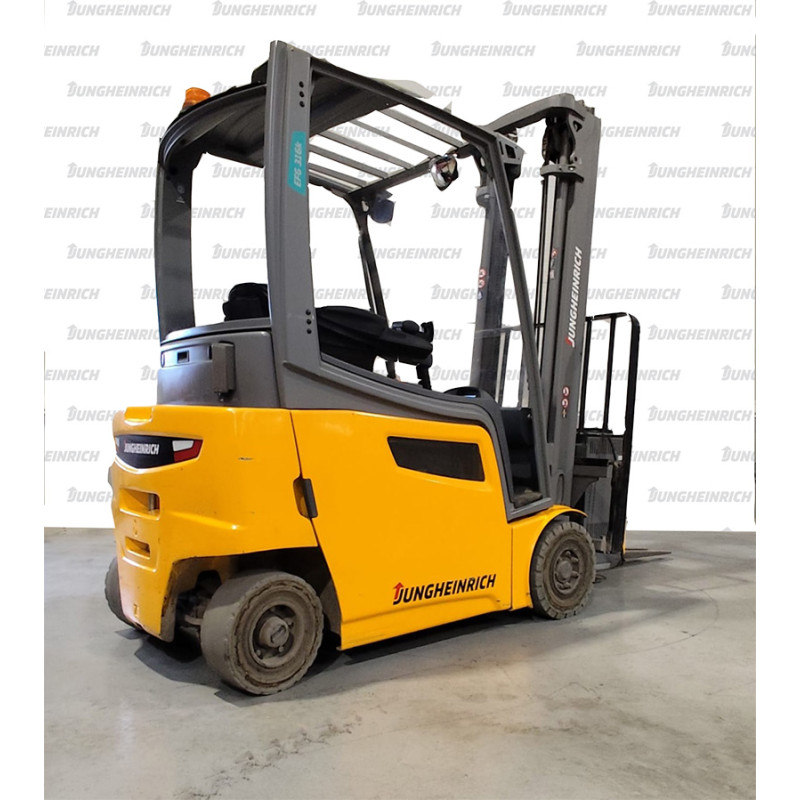 Electric counterbalance forklift Jungheinrich EFG 316k, capacity 1600 kg, lift height 3700 mm
