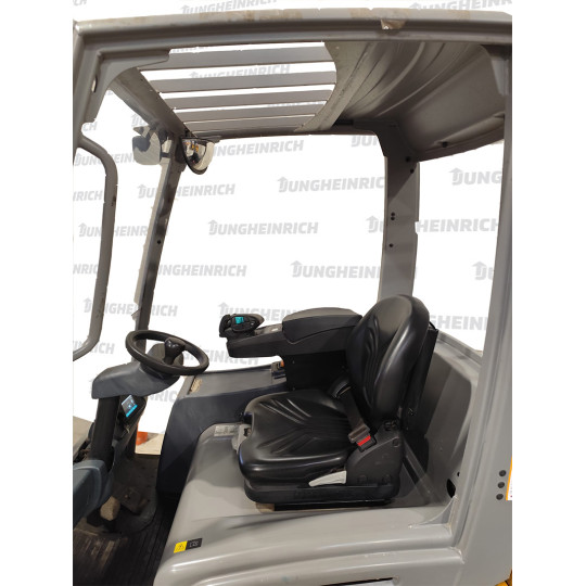 Electrostivuitor Jungheinrich EFG 316k, capacitate 1600 kg, înălțime de ridicare 3700 mm