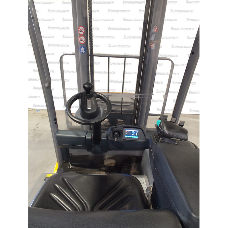 Electrostivuitor Jungheinrich EFG 316k, capacitate 1600 kg, înălțime de ridicare 3700 mm