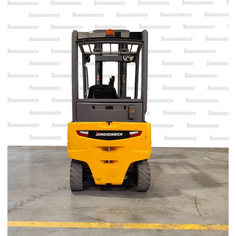 lectric counterbalance forklift Jungheinrich EFG 320, capacity 2000 kg, lift height 5500 mm