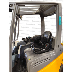 Electrostivuitor Jungheinrich EFG 320, capacitate 2000 kg, înălțime de ridicare 5500 mm