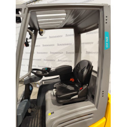 USED Electric counterbalance forklift Jungheinrich EFG 215, capacity 1500 kg, lift height 4640 mm