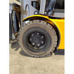 Electric counterbalance forklift Jungheinrich EFG 220, capacity 2000 kg, lift height 4400 mm