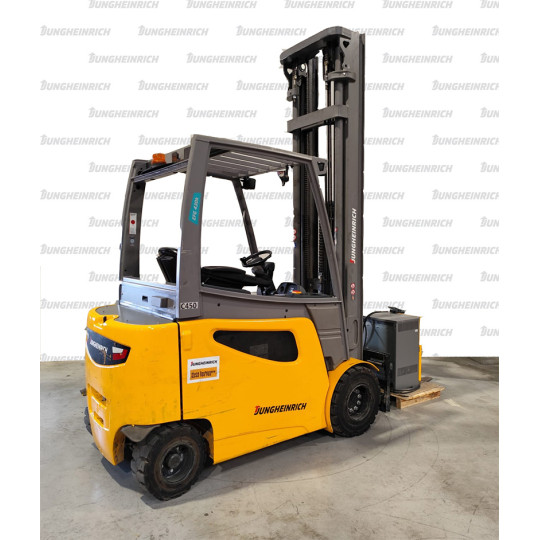 Electric counterbalance forklift Jungheinrich EFG 430k, capacity 3000 kg, lift height 7500 mm