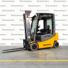 Electrostivuitor Jungheinrich EFG 316k, capacitate 1600 kg, înălțime de ridicare 4640 mm