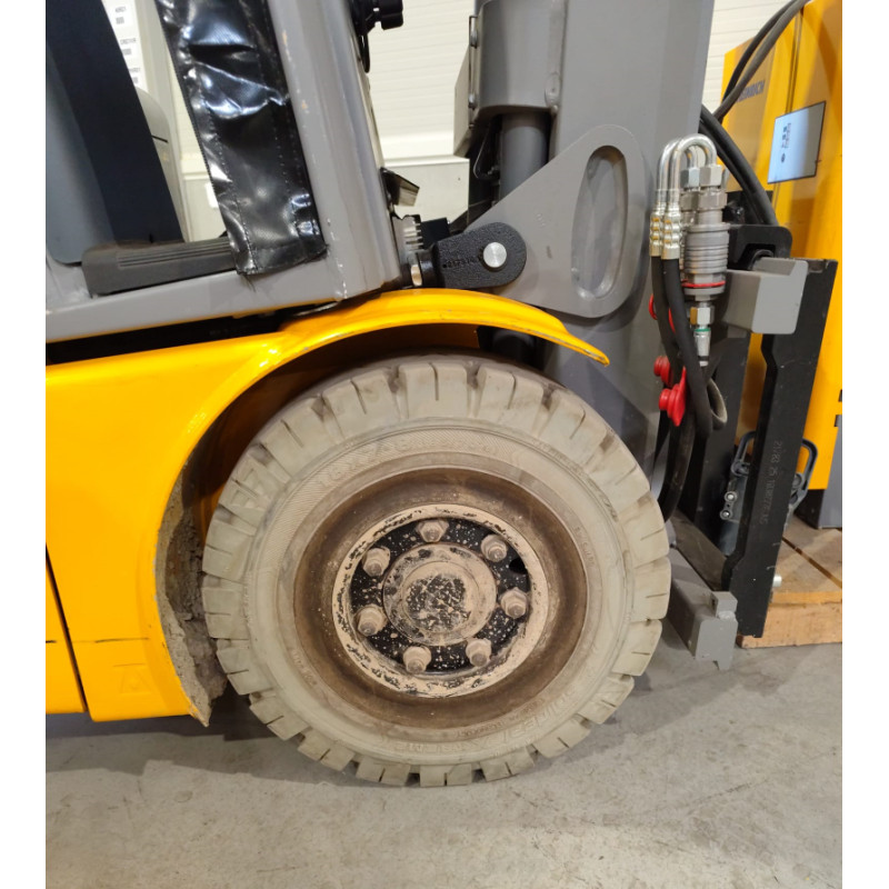 Electrostivuitor Jungheinrich EFG 316k, capacitate 1600 kg, înălțime de ridicare 4640 mm