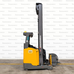 Reach truck Jungheinrich ETV 214, capacity 1400 kg, lift height 7100 mm