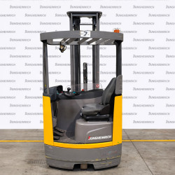 Reach truck Jungheinrich ETV 214, capacity 1400 kg, lift height 7100 mm