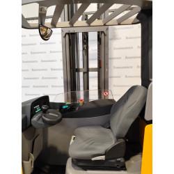 Stivuitor electric Jungheinrich ETV 216, capacitate 1600 kg, catarg triplex, înălțime ridicare 10700 mm