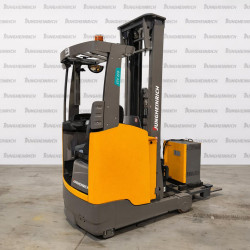 Stivuitor electric Jungheinrich ETV 210, capacitate 1000 kg, catarg triplex, înălțime ridicare 6500 mm