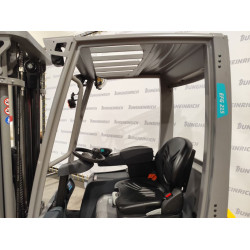 USED Electric counterbalance forklift Jungheinrich EFG 215, capacity 1500 kg, lift height 4640 mm