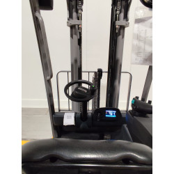 USED Electric counterbalance forklift Jungheinrich EFG 215, capacity 1500 kg, lift height 4640 mm