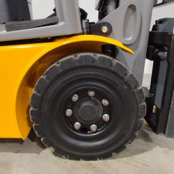 USED Electric counterbalance forklift Jungheinrich EFG 215, capacity 1500 kg, lift height 4640 mm