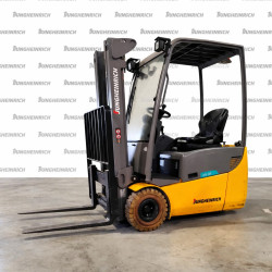 Electrostivuitor Jungheinrich EFG 115, capacitate 1500 kg, înălțime de ridicare 4500 mm