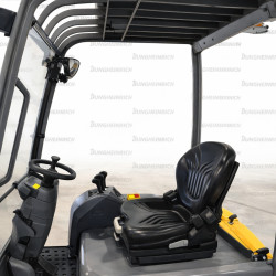 Electrostivuitor Jungheinrich EFG 115, capacitate 1500 kg, înălțime de ridicare 4500 mm