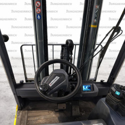 USED Electric counterbalance forklift Jungheinrich EFG 215, capacity 1500 kg, lift height 4800 mm