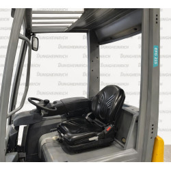 Electric counterbalance forklift Jungheinrich EFG 215, capacity 1500 kg, lift height 6000 mm