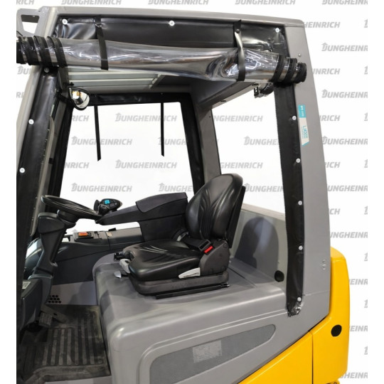 Electrostivuitor Jungheinrich EFG 430k, capacitate 3000 kg, înălțime de ridicare 3100 mm