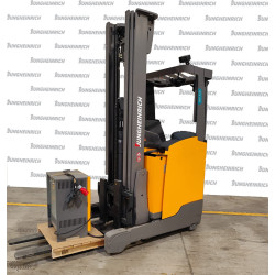 Stivuitor electric Jungheinrich ETV 210, capacitate 1000 kg, catarg triplex, înălțime ridicare 6500 mm