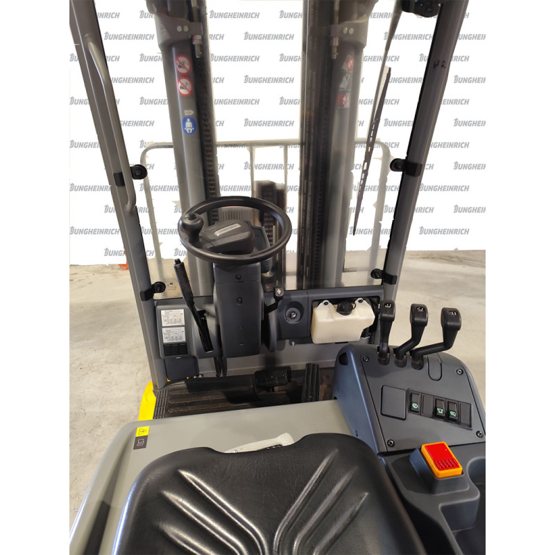 Electric counterbalance forklift Jungheinrich EFG 115, capacity 1500 kg, lift height 4500 mm