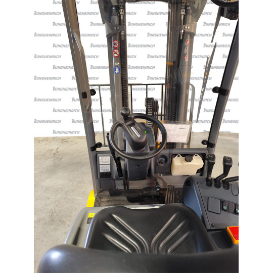 Electric counterbalance forklift Jungheinrich EFG 115, capacity 1500 kg, lift height 4500 mm