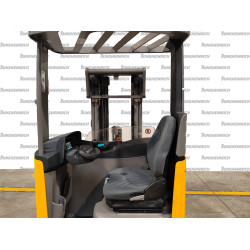Stivuitor electric Jungheinrich ETV 112, capacitate 1200 kg, catarg triplex, înălțime ridicare 4550 mm