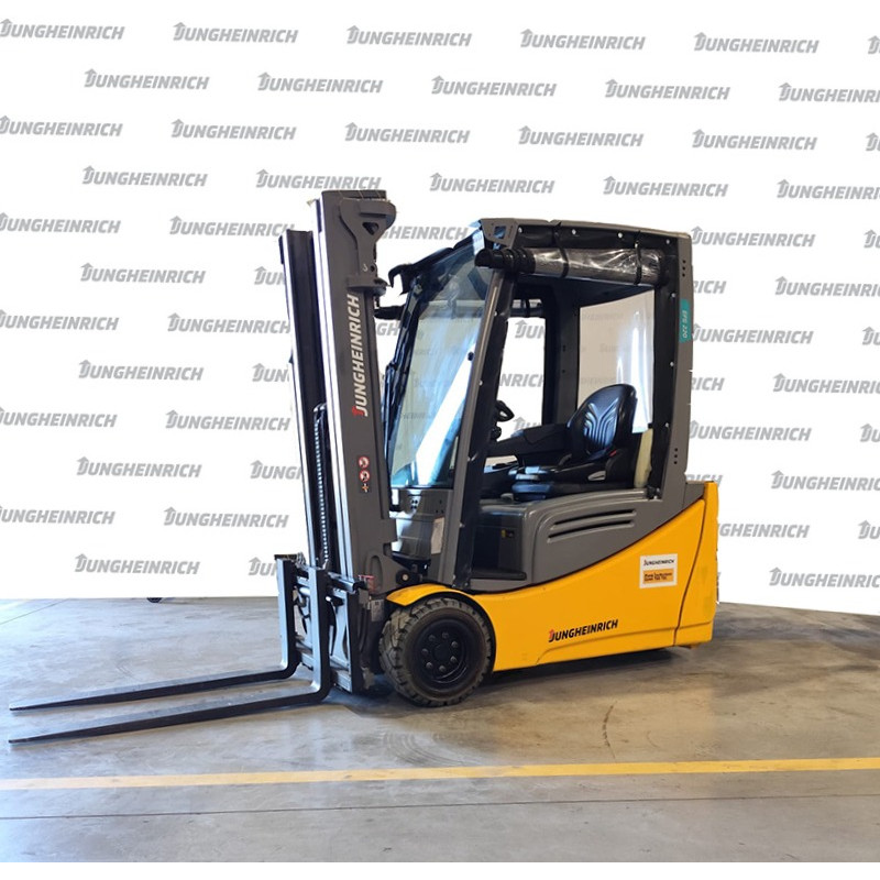 Electric counterbalance forklift Jungheinrich EFG 220, capacity 2000 kg, lift height 4400 mm