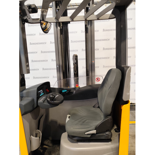 Stivuitor electric Jungheinrich ETV 210, capacitate 1000 kg, catarg triplex, înălțime ridicare 6500 mm
