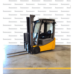REFURBISHED Electric counterbalance forklift Jungheinrich EFG 216k, capacity 1600 kg, lift height 3300 mm