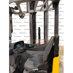Reach truck Jungheinrich ETV 210, capacity 1000 kg, lift height 6500 mm