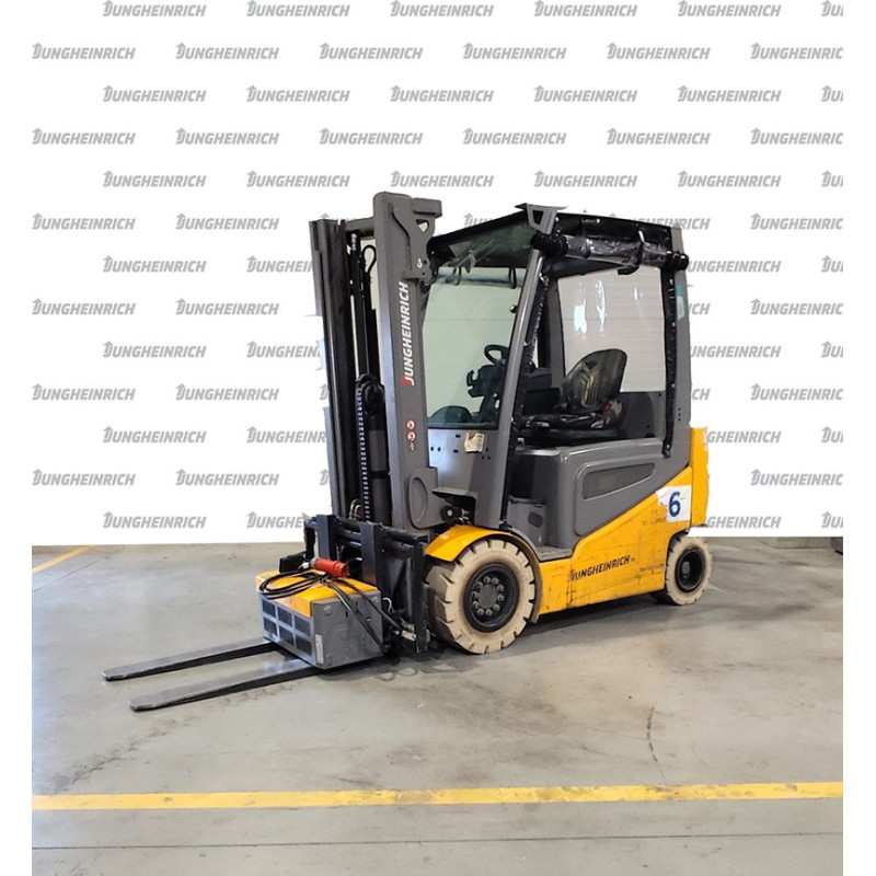 Electric counterbalance forklift EFG 430k li-ion, capacity 3000 kg, lift height 3100 mm