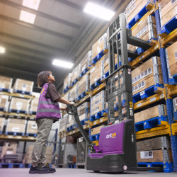 Electric Pedestrian Stacker PSM 1.2 | 1200 kg | Li-ion | AntOn by Jungheinrich