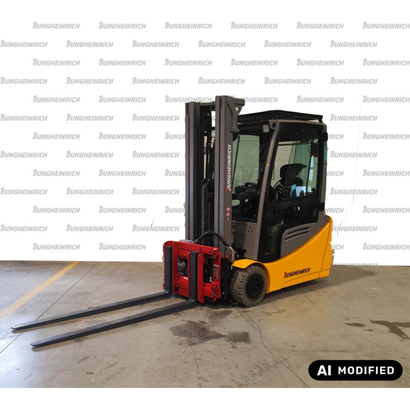 Electric counterbalance forklift Jungheinrich EFG 216, capacity 1600 kg, lift height 4800 mm