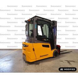 Electric counterbalance forklift Jungheinrich EFG 216, capacity 1600 kg, lift height 4800 mm