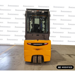 Electrostivuitor Jungheinrich EFG 216, capacitate 1600 kg, înălțime de ridicare 4800 mm