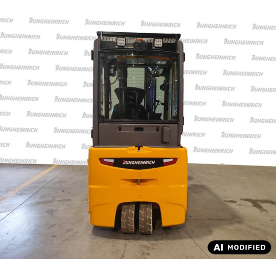 Electric counterbalance forklift Jungheinrich EFG 216, capacity 1600 kg, lift height 4800 mm